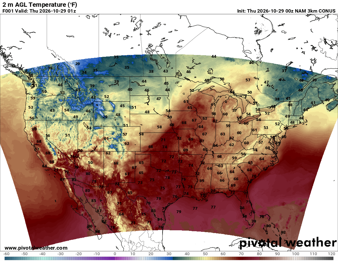 Models: NAM 3km CONUS — Pivotal Weather